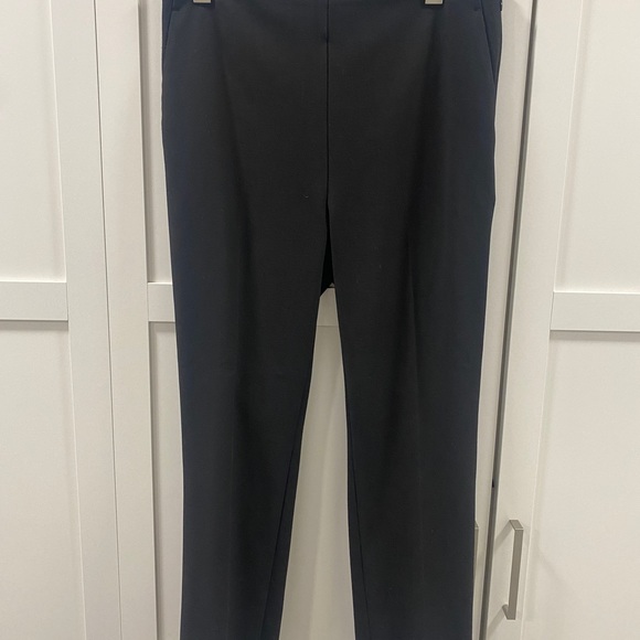 Black Ann Taylor Collarless Crepe Suit - Picture 3 of 9